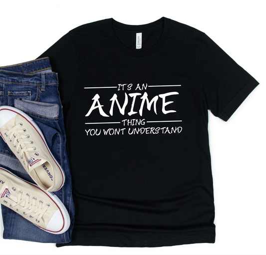 FUNNY ANIME GRAPHIC TEE