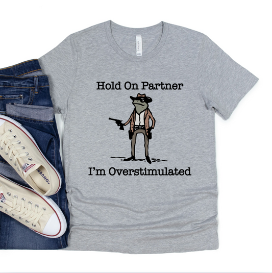 HOLD ON PARTNER GRAPHIC TEE